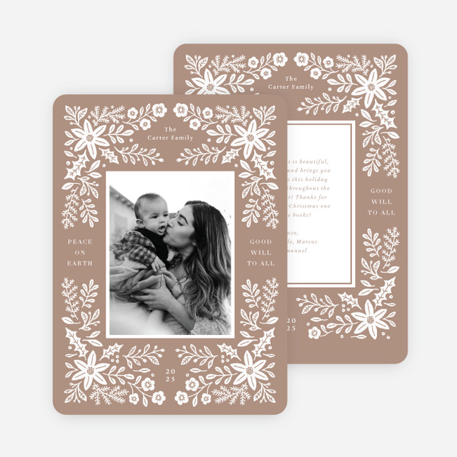 Artisan Edge Christmas Cards - Brown