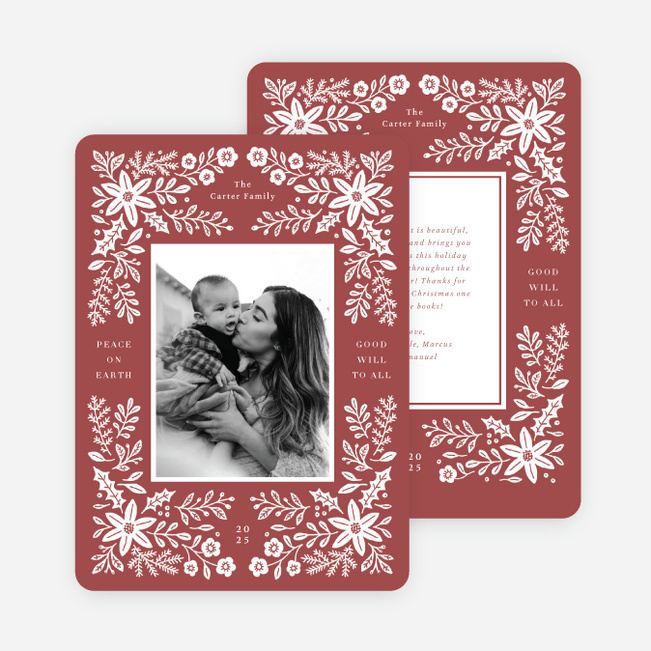 Artisan Edge Christmas Cards - Red