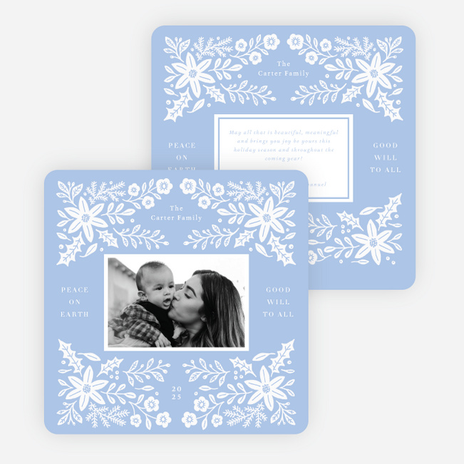 Artisan Edge Christmas Cards - Blue