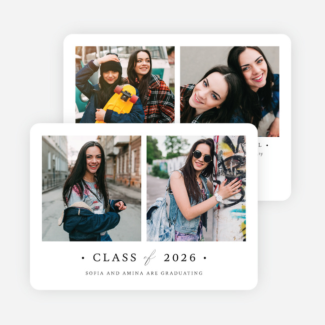 Mark of Greatness Graduation Announcements & Graduation Invitations - Black