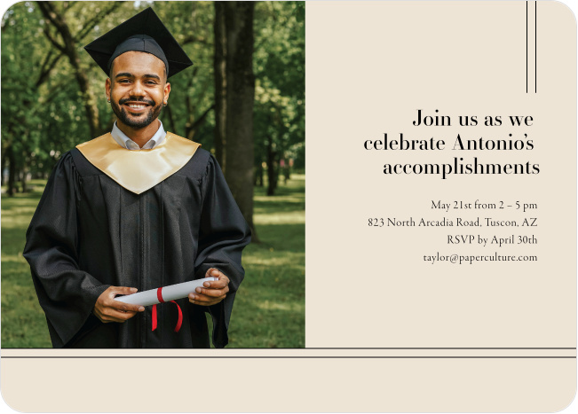 Prestige Diploma Graduation Announcements & Graduation Invitations | Paper  Culture