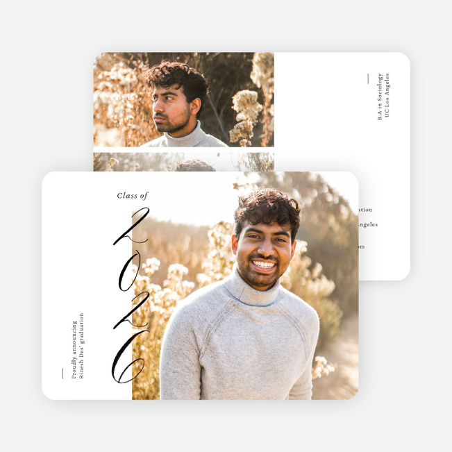 Biggest Year Graduation Announcements & Graduation Invitations - White