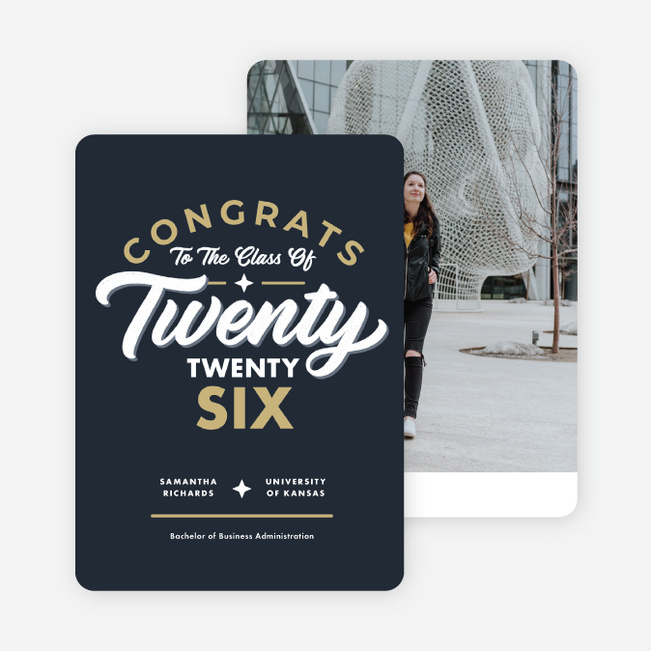 Class Star Graduation Announcements & Graduation Invitations - Multi