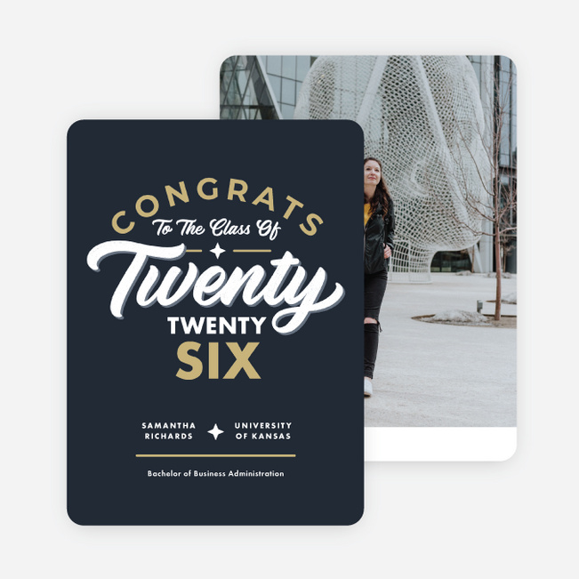 Class Star Graduation Announcements & Graduation Invitations - Multi