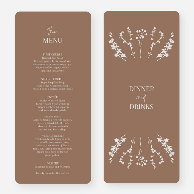 Menus