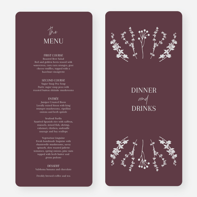Menus