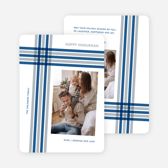 All Wrapped Up Hanukkah Cards - Blue