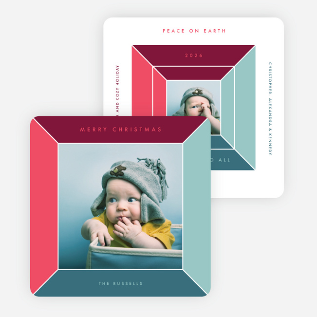 Gaining Perspective Christmas Cards - Red