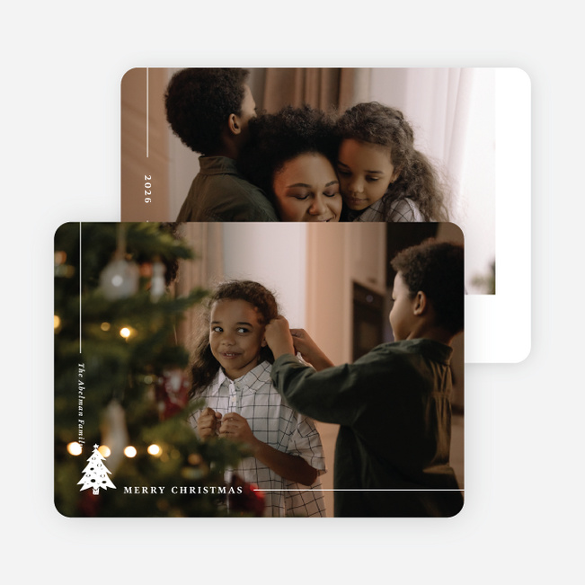 Spreading Light & Love Christmas Cards - White