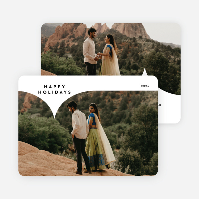 Blessings Abound Holiday Cards and Invitations - White