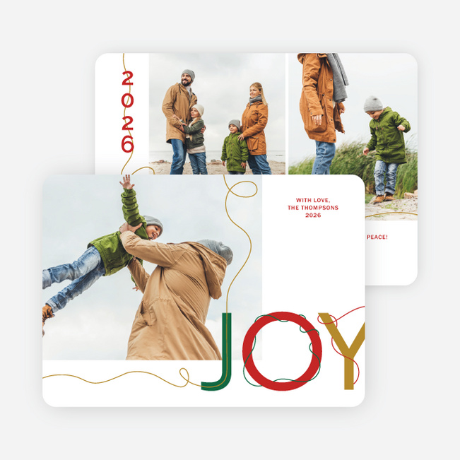Wrapped in Joy Holiday Cards and Invitations - Multi