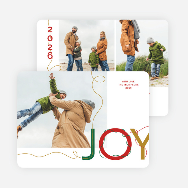 Wrapped in Joy Holiday Cards and Invitations - Multi