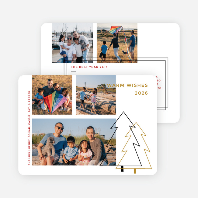 A Little Overlap Holiday Cards and Invitations - Multi