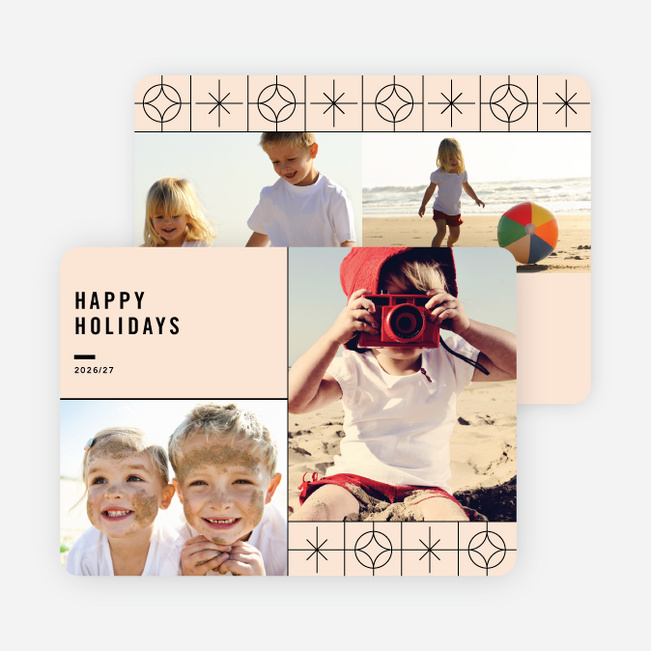 Reach for the Stars Holiday Card - Orange