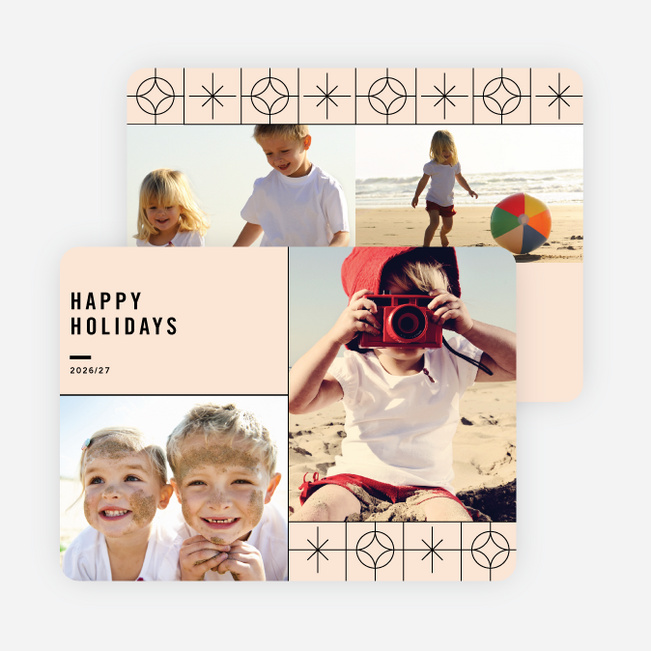 Reach for the Stars Holiday Card - Orange