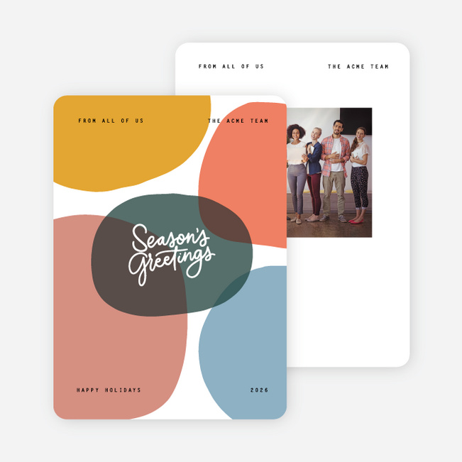 Colorful Greetings Holiday Cards - Multi