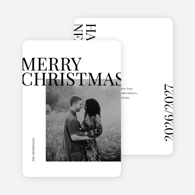 Everything Bright Christmas Cards - White