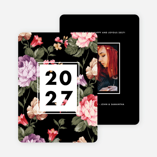 Flourishing Thoughts New Year Cards - Multi