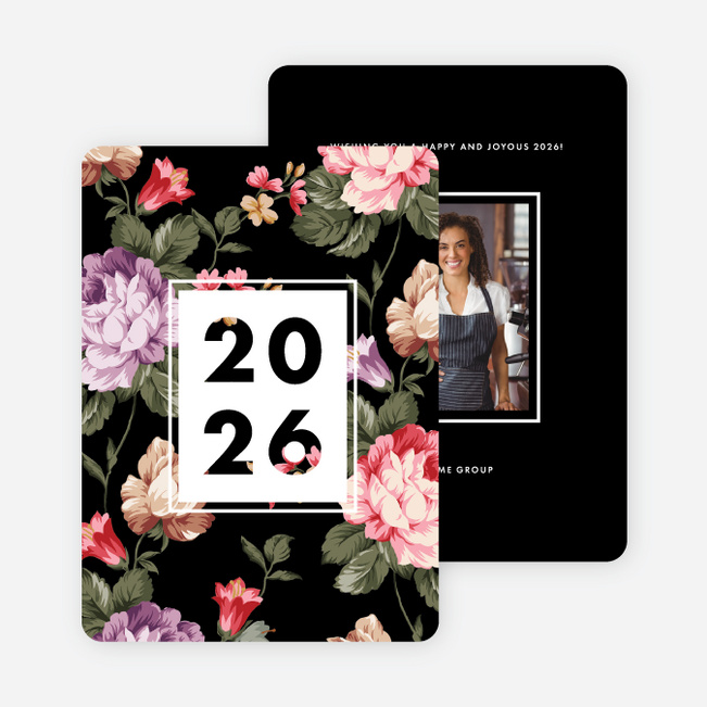 Flourishing Thoughts New Year Cards - Multi