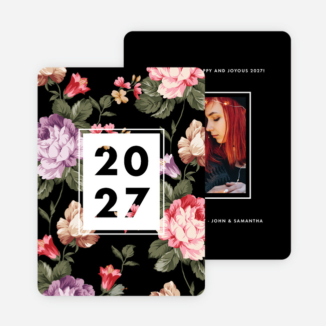 Flourishing Thoughts New Year Cards - Multi