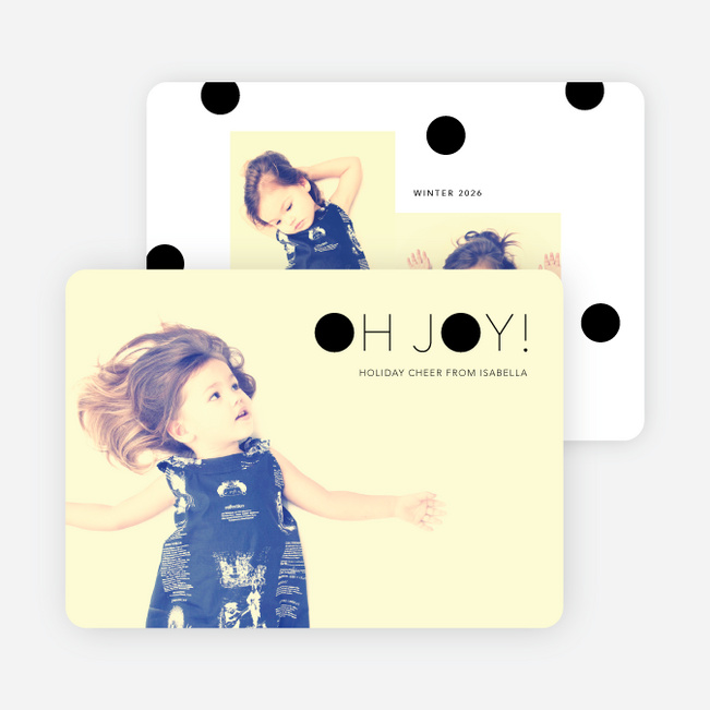 Oh Joy Dots Holiday Cards - Black