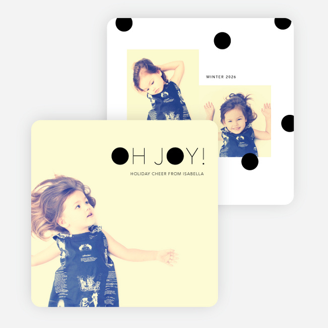 Oh Joy Dots Holiday Cards - Black