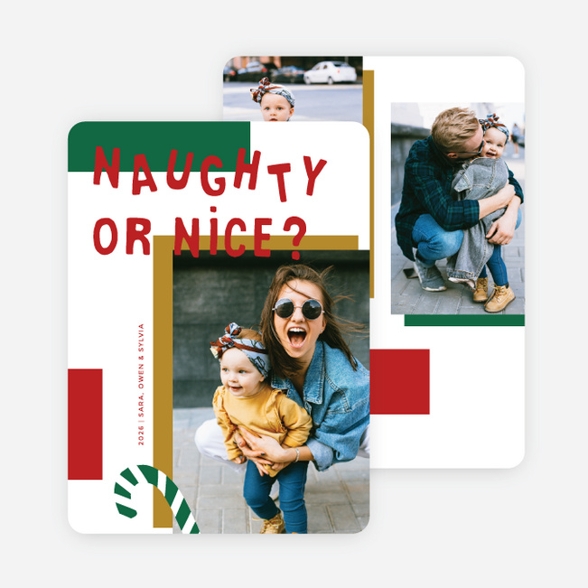 Big Question Christmas Cards - Multi