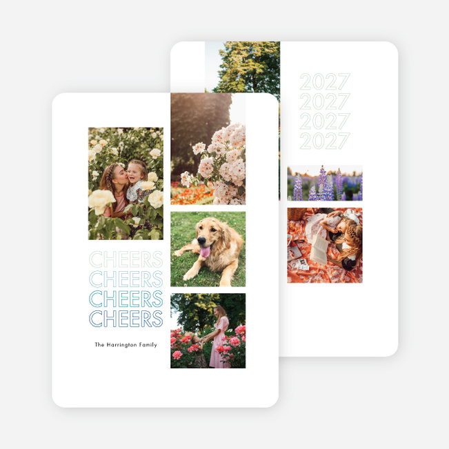 It Bears Repeating Christmas Cards - Blue