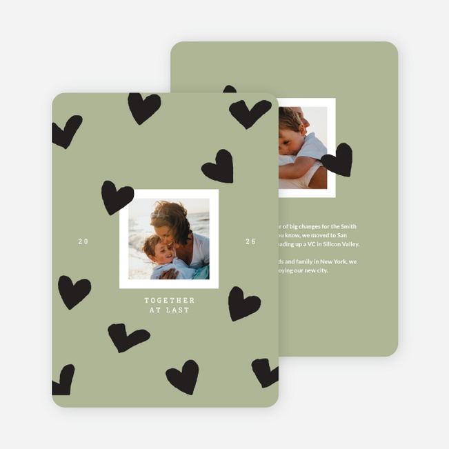 Heart Jubilee Holiday Cards and Invitations - Green