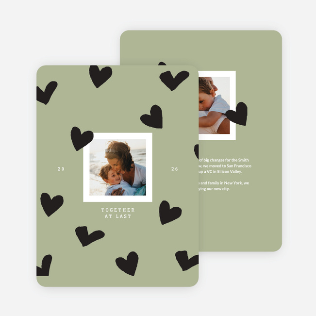 Heart Jubilee Holiday Cards and Invitations - Green