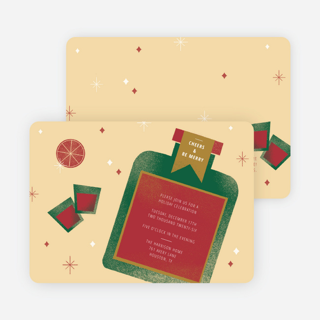 Cheerful Spirits Holiday Invitations - Multi