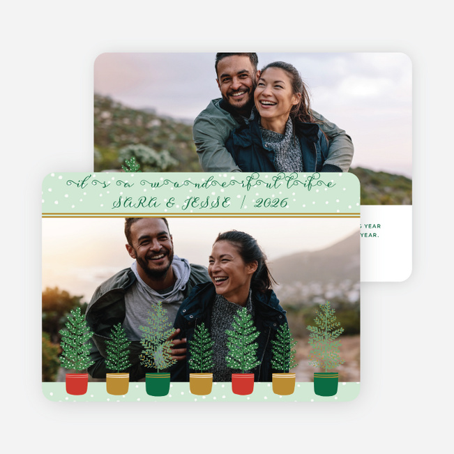 Wonderful Trees Christmas Cards - Multi