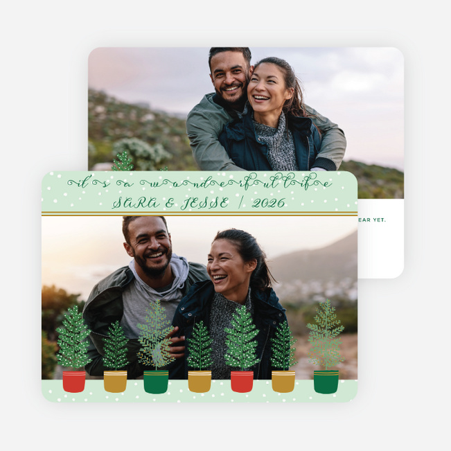 Wonderful Trees Christmas Cards - Multi