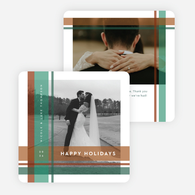 All Striped Up Holiday Cards and Invitations - Multi