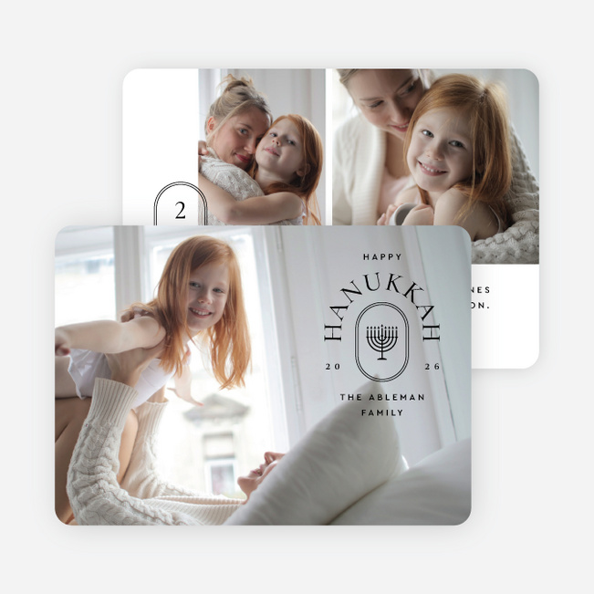 Stamped, Sealed, Delivered Hanukkah Cards - White