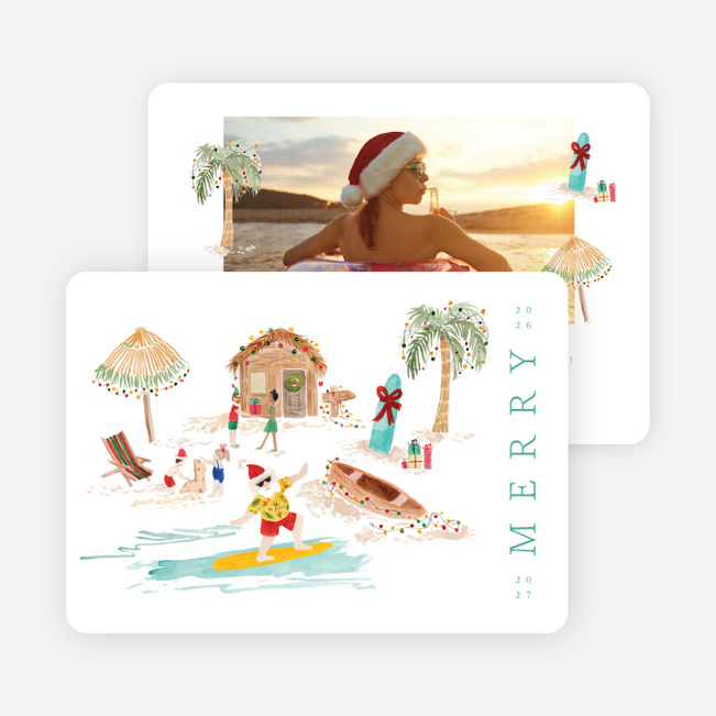 Where Winter Lives Christmas Cards - Blue