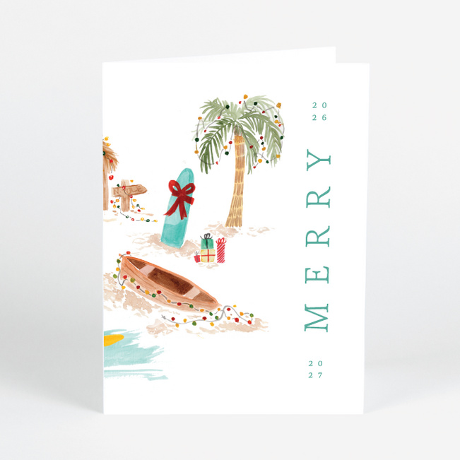 Where Winter Lives Christmas Cards - Blue