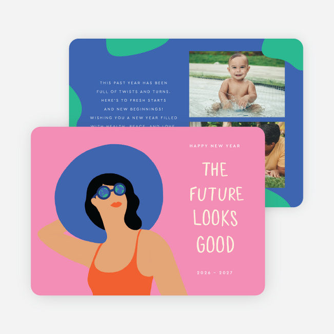 Positive Outlook New Year Cards and Invitations - Multi