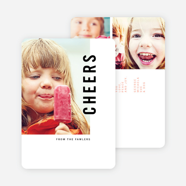 Big Cheers New Year Cards - Red