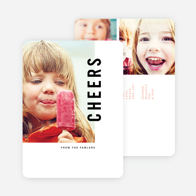 Big Cheers New Year Cards - Red