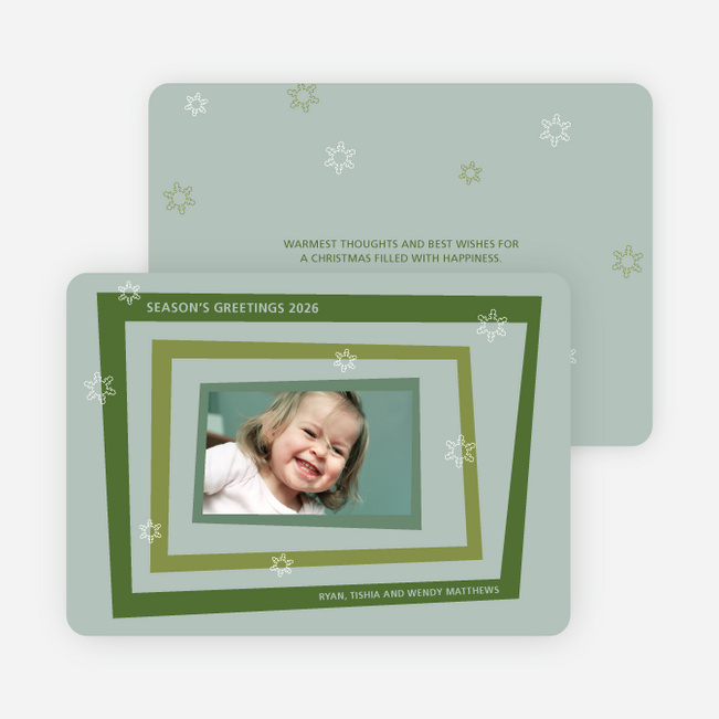 Retro Holiday Photo Cards - Khaki