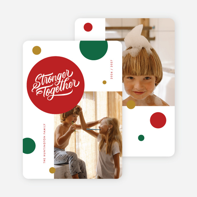 Our Strength Holiday Cards and Invitations - Multi