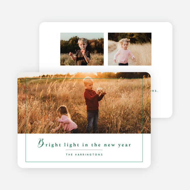 A Wonderful Life Holiday Cards and Invitations - Green