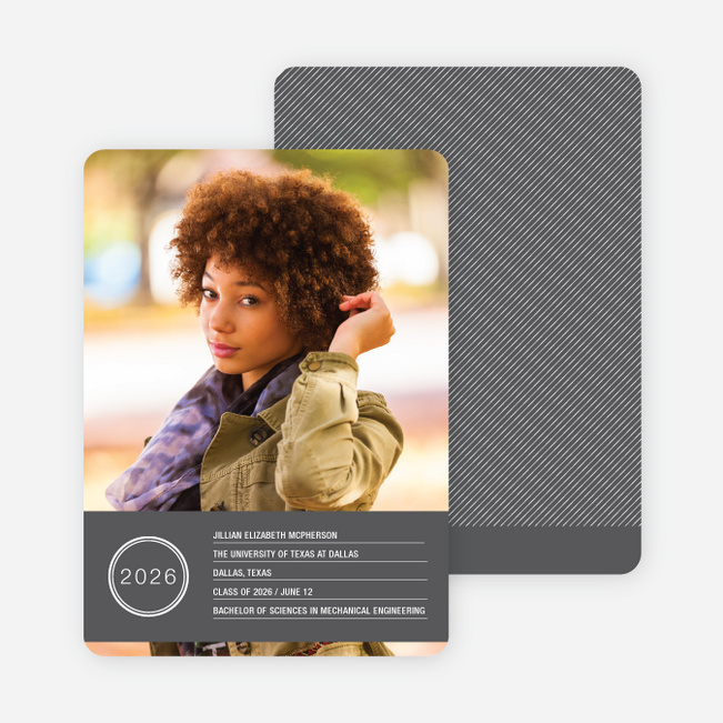 Graduation Sketch Invitations - Coco