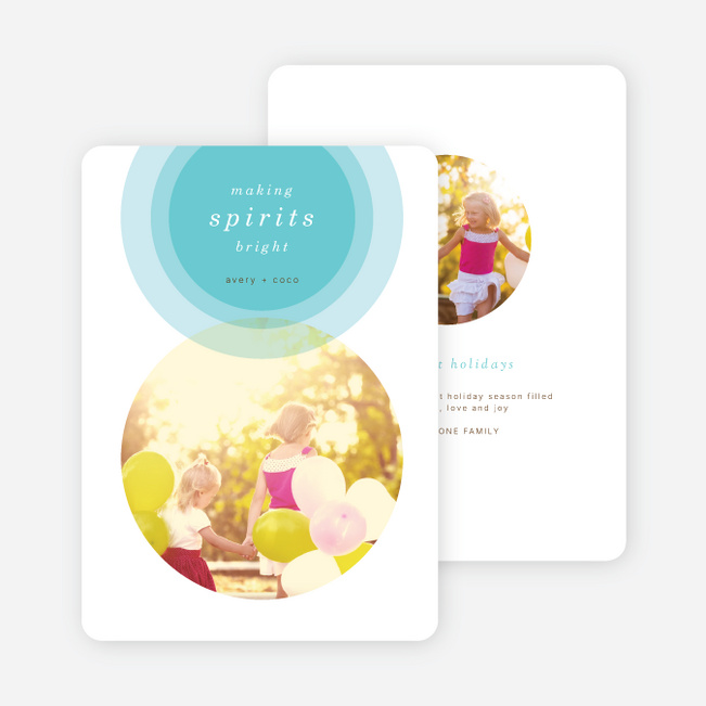 Illumination Holiday Cards - Blue