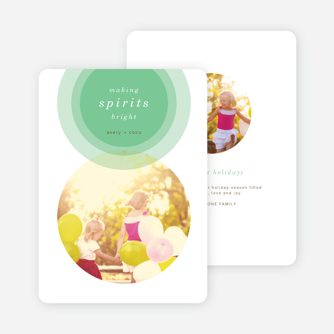 Illumination Holiday Cards - Green