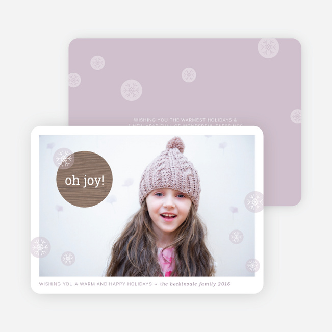 Oh Joy Holiday Cards - Purple