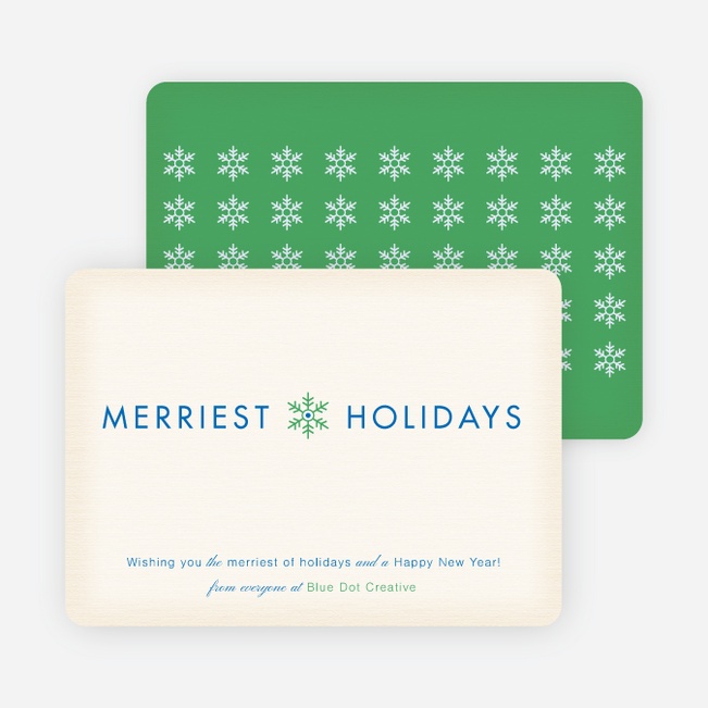 Merriest Holidays - Green