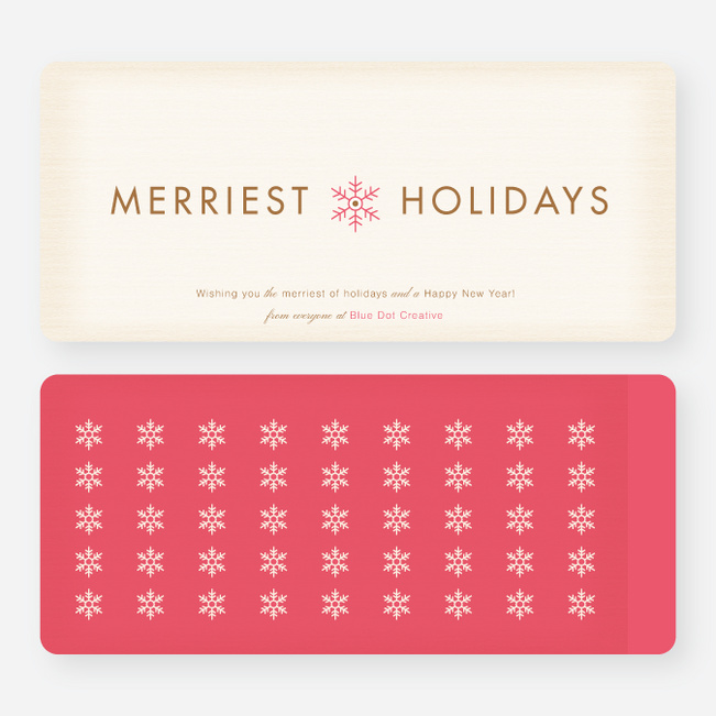 Merriest Holidays - Pink