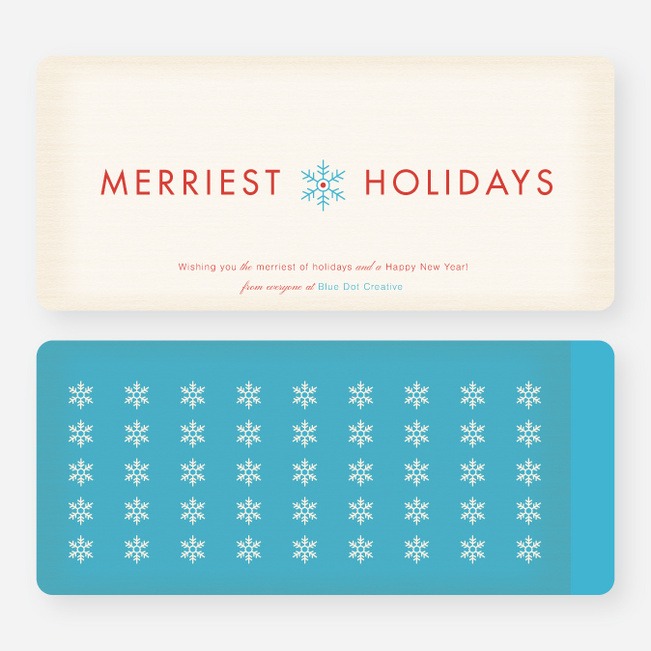 Merriest Holidays - Blue